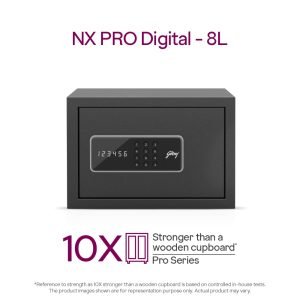 Godrej NX Pro Digital (8L) Ebony Home Locker