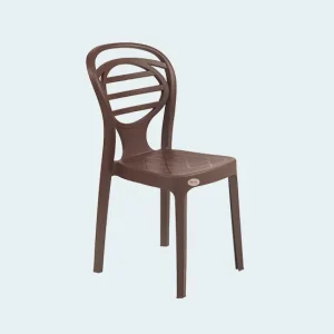 Oak Armless Plastic Chairs