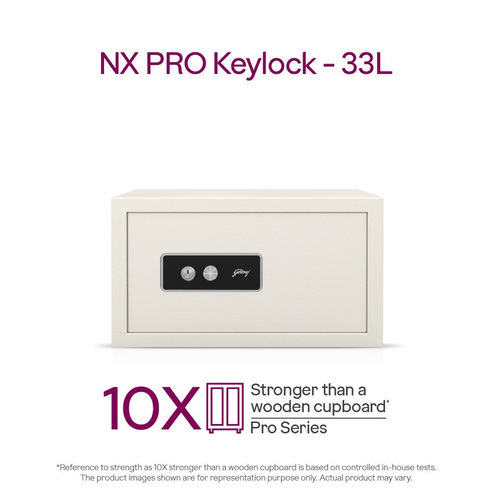 Godrej NX Pro Key Lock (33L) Ivory Home Locker - Image 2